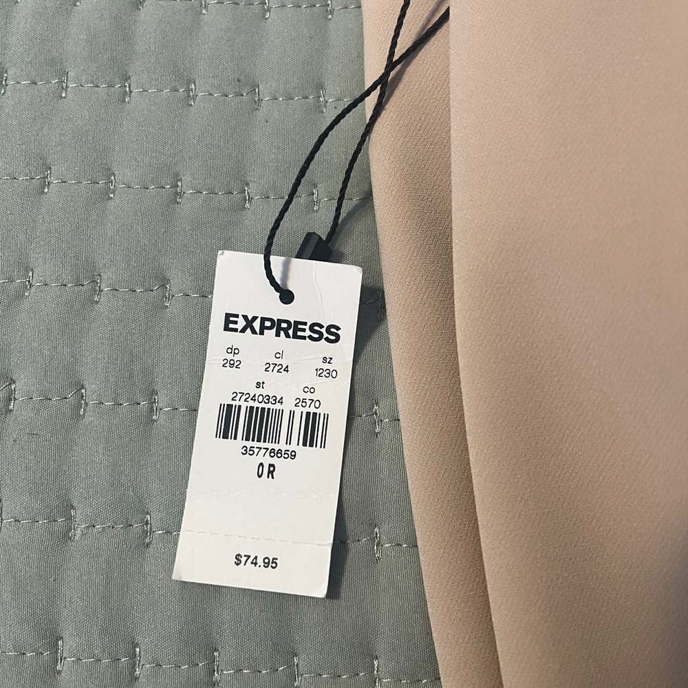 Express Boot Low Rise Chinos - Tan - Picture 4 of 15